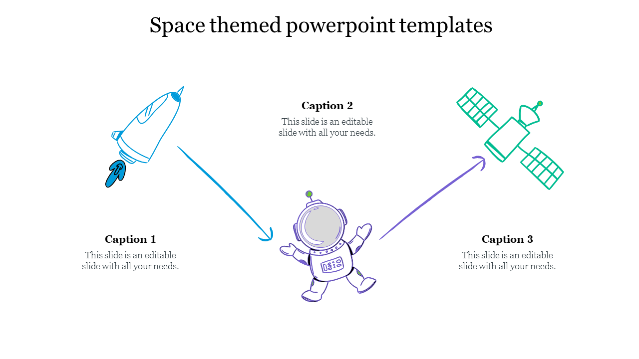 Free - Space Themed PowerPoint Templates Free